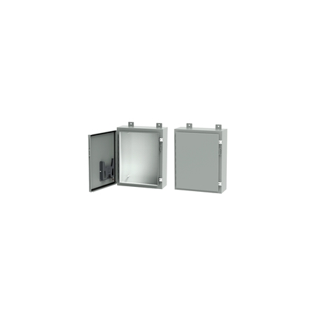 NVENT HOFFMAN Mild Steel Enclosure, 24 in H, 6 in D A242406LP